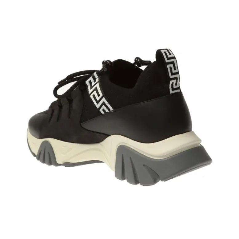 VERSACE Squalo Knit Black White Grey-3