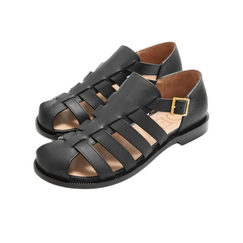 LOEWE Campo Leather Sandals-2