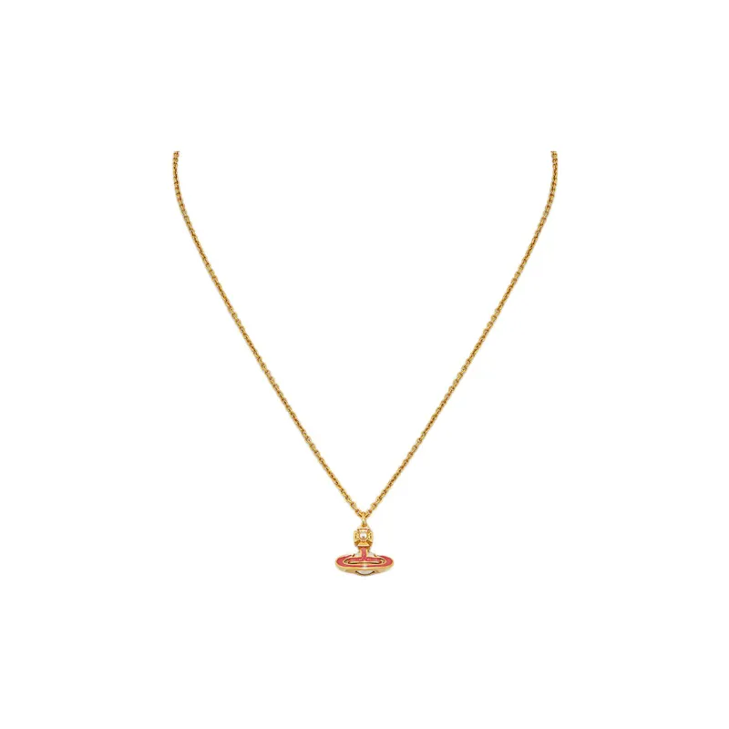Vivienne Westwood Brass, Enamel Necklaces Women's Gold-0
