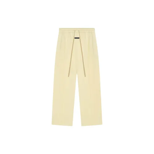 Fear Of God Casual Pants Unisex Lemon Cream