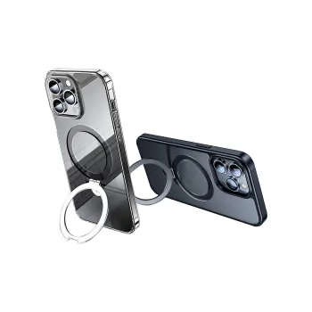 Andmo ABS + PC Material Magnetic Stand Case Compatible With Apple 15/14promax Phone Cases