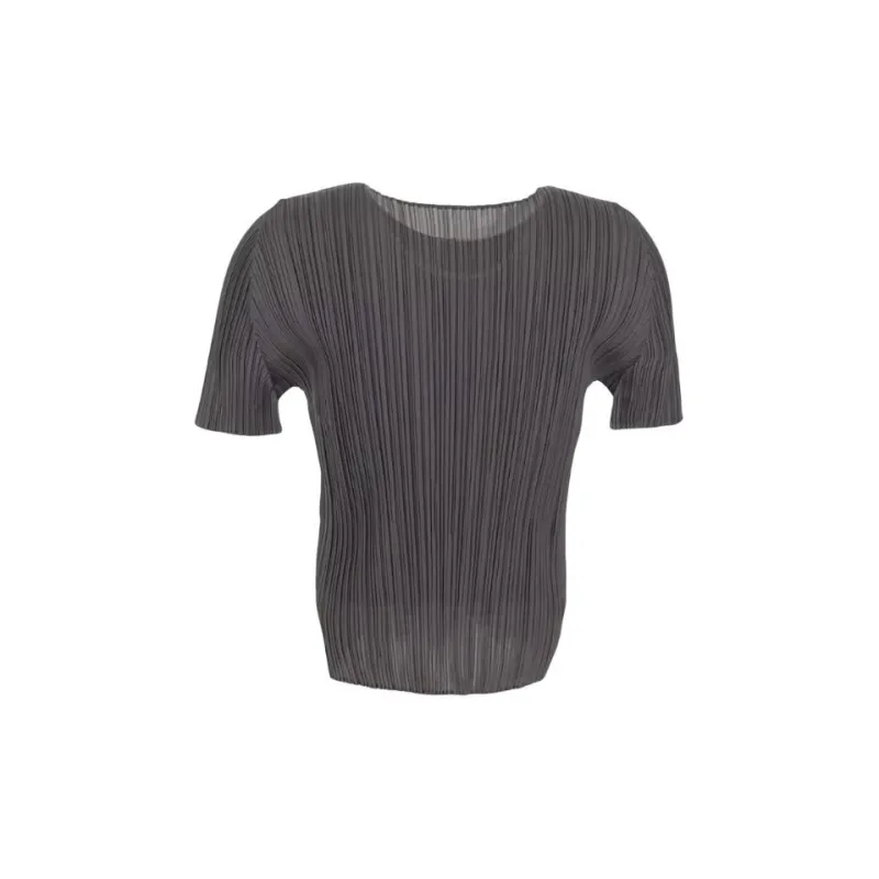 PLEATS PLEASE ISSEY MIYAKE PLEATS PLEASE ISSEY MIYAKE Pleated Crewneck Top-1