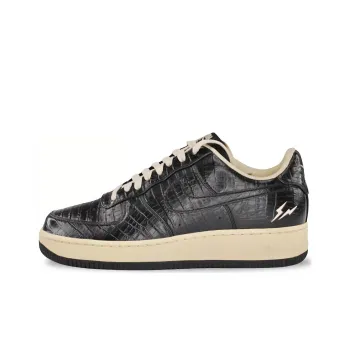 Nike Air Force 1 Lightweight And Breathable Low-Top Skateboard Shoes Unisex Black