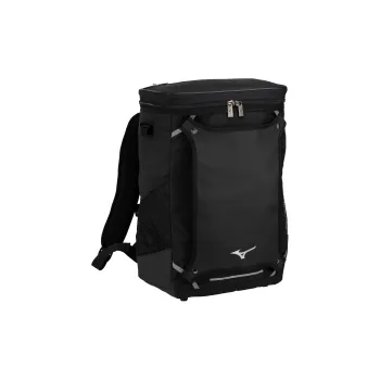Mizuno Polyester Backpack Medium Size Unisex Black