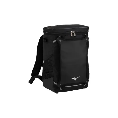 Mizuno Polyester Backpack Medium Size Unisex Black