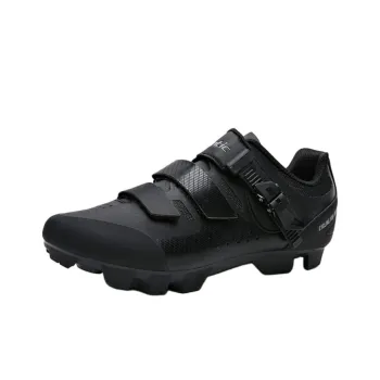 SANTIC Anti-Slip Wear-Resistant Low-Top Cycling Shoes Unisex Black Battlefield