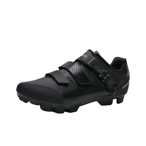SANTIC Anti Slip Wear Resistant Low Top Cycling Shoes Unisex Black Battlefield