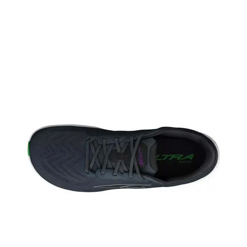 Altra Rivera 4 Cushioned Slip Resistant Abrasion Resistant Low Top Running Shoes Men's Black White-3