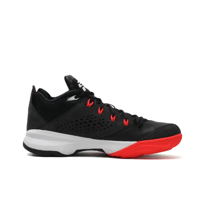 Jordan CP3 7 Cushioned Slip-Resistant Low-Top Basketball Shoes Men's Black Red-1
