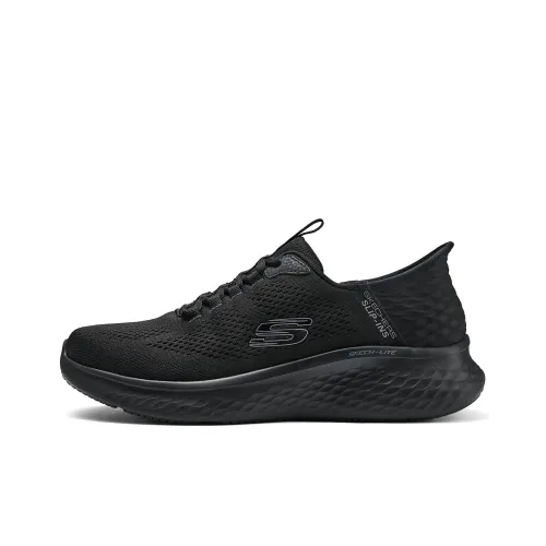 Skechers Slip Ins Casual Shoes Men Low Top Black/White