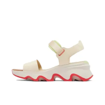 SOREL Beach Sandals Women's Beige White Pink