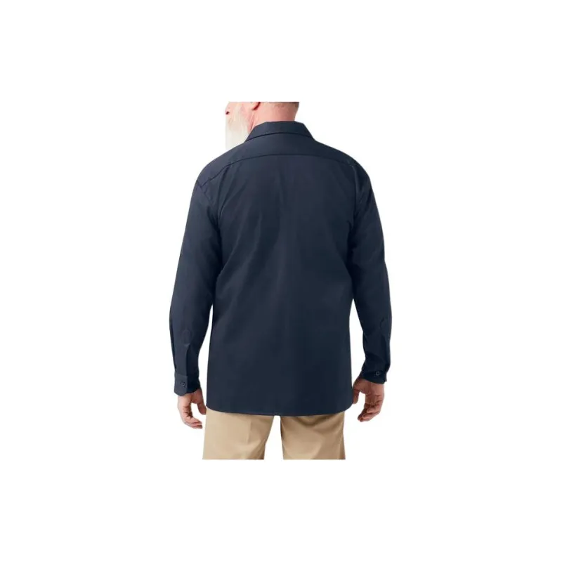 Dickies Flex Relaxed Fit Long Sleeve Work Shirt Shirt Men's Marine Blue-1