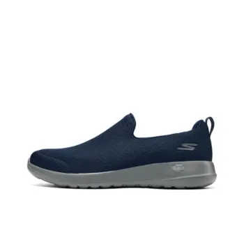 Skechers Cushioned Slip Resistant Low Top Casual Shoes Men's Navy