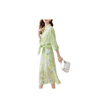 SENTUBILA Shirt Matching Set Women's