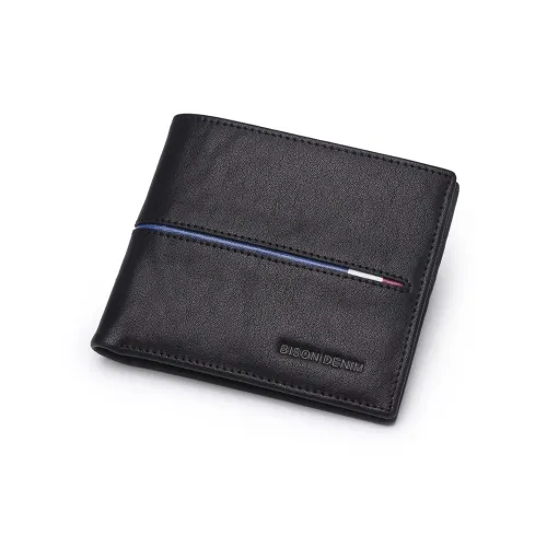 BISON DENIM Wallets Black