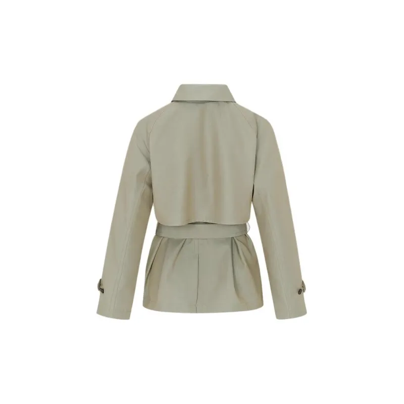 HAZZYS Trench Coat Women's Dark Beige-1