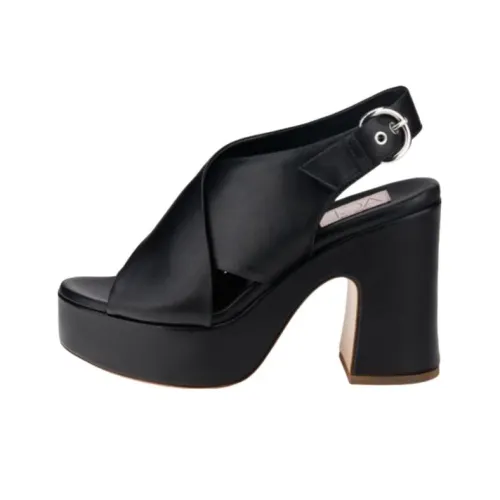 AGL Strap Sandals 10cm Women's Black