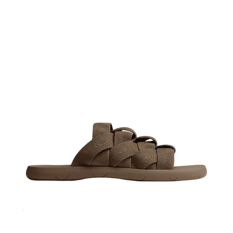 Bottega Veneta Plat Slide Slippers Men's Gingerbread-1
