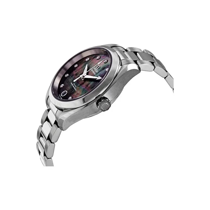 OMEGA AQUA TERRA 150 Meters Automatic Mechanical Movement Women's Watch Watch 34mm Black Dial-1