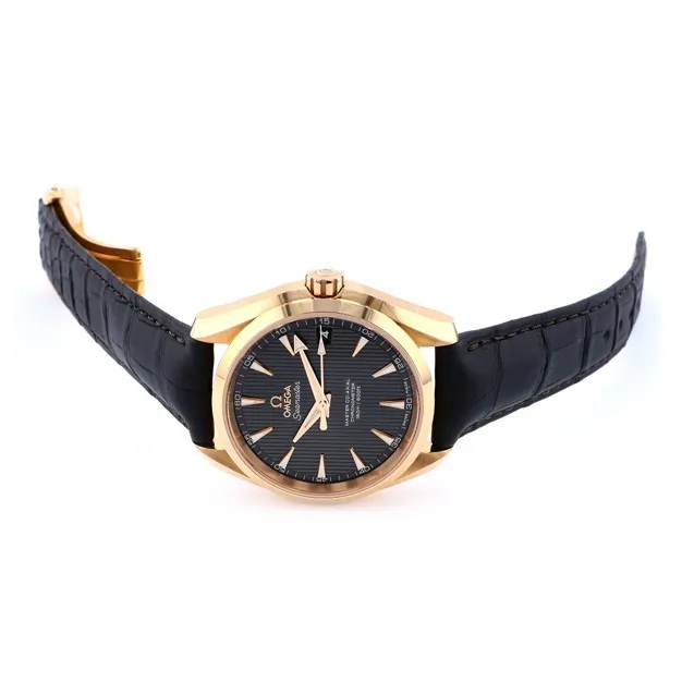 OMEGA AQUA TERRA 150 Meters Automatic Mechanical Movement Women's Watch Watch 38.5mm Black Dial-2
