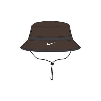 Nike Polyester Bucket Hats Unisex Brown