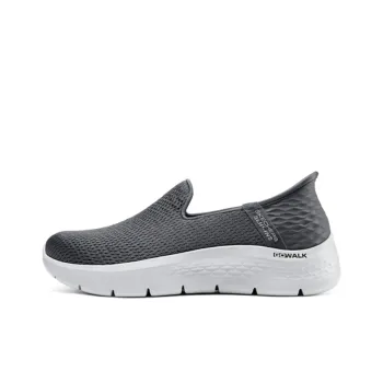 Skechers Hands Free Slip Ins Cushioned Wear Resistant Breathable Low Top Casual Shoes Women's Gray