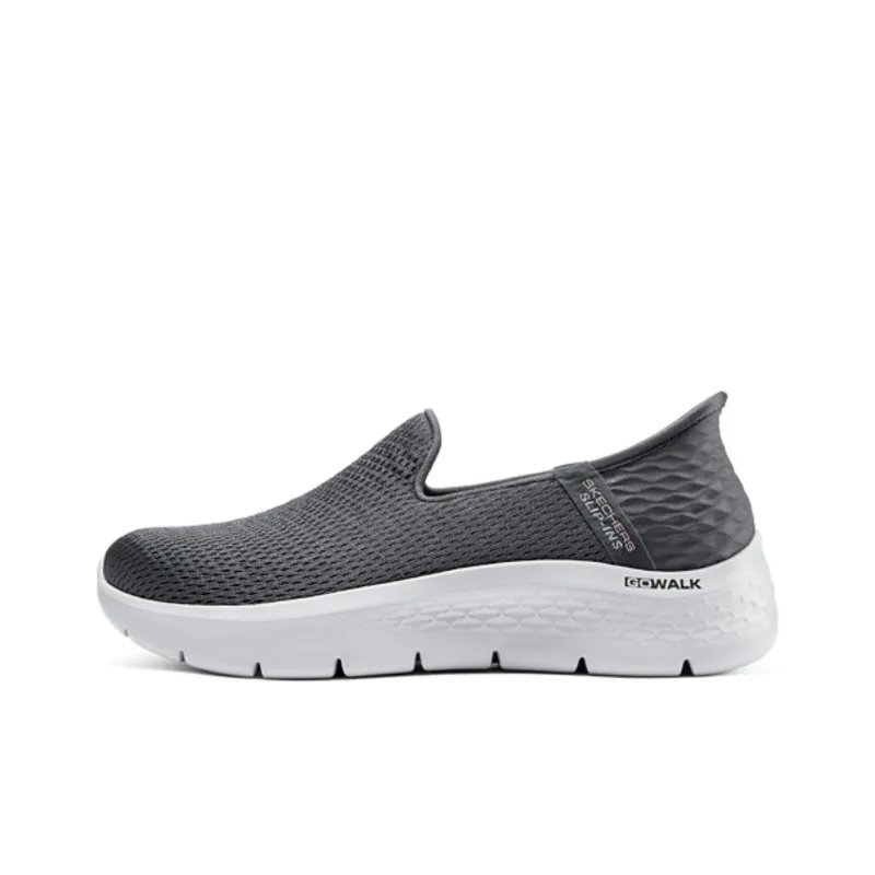 Skechers Hands Free Slip Ins Cushioned Wear Resistant Breathable Low Top Casual Shoes Women's Gray-0