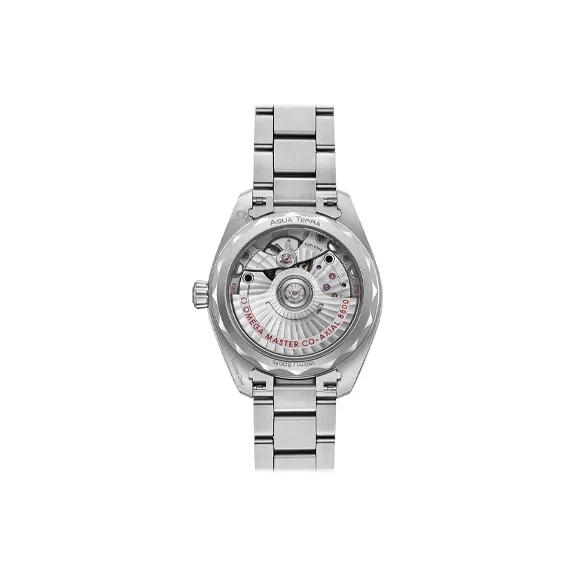 OMEGA AQUA TERRA 150 Meters Automatic Mechanical Movement Women's Watch Watch 34mm Blue Dial-4