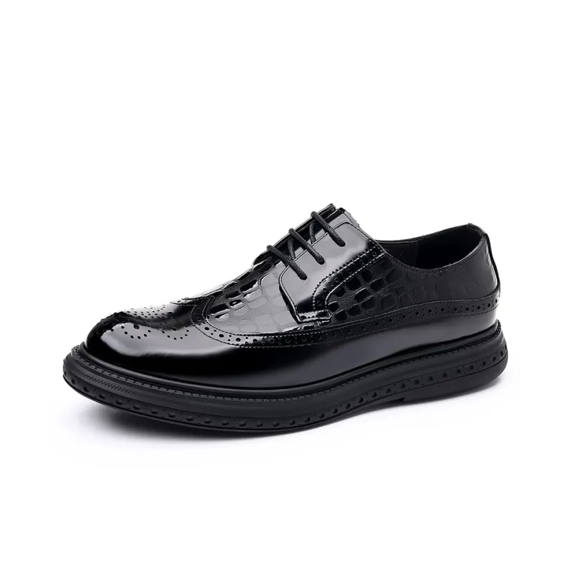 JIETEGONGYANG Casual Shoes Men's Black-2
