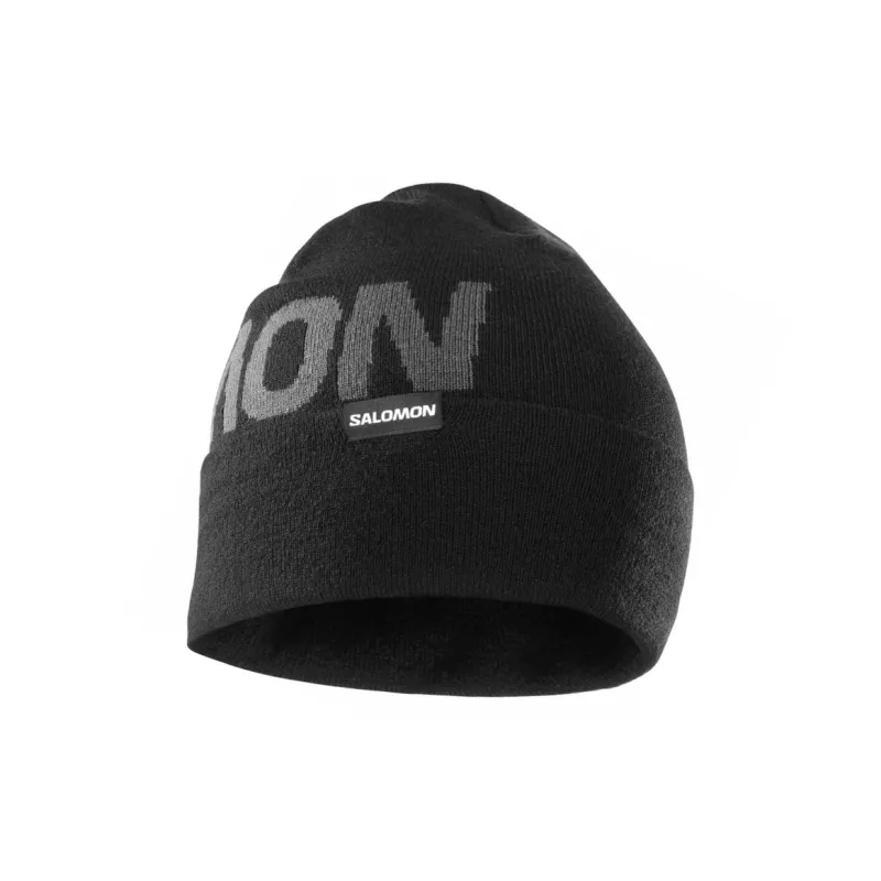 SALOMON Acrylic Beanies Men's Black-0