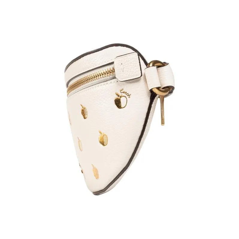 COACH Bethany Leather Crossbody Bag Sling Bag Fanny Pack Small Size Women's White-4