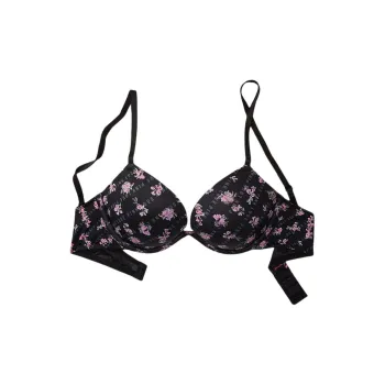 Victoria's Secret PINK 2805 Gathering Style WEAR EVERYWHERE PUSH UP BRA Collection PUSH UP BRA Women's Black