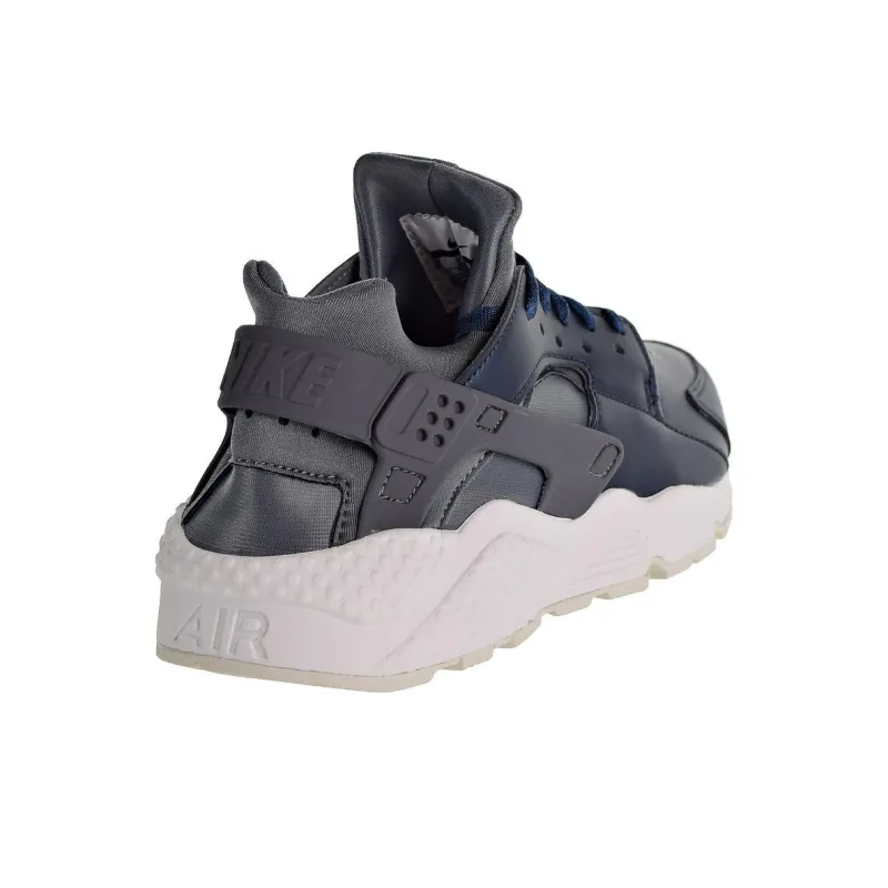 Nike Air Huarache Run Prm Txt Cool Grey Metallic Armory Navy Women's-2