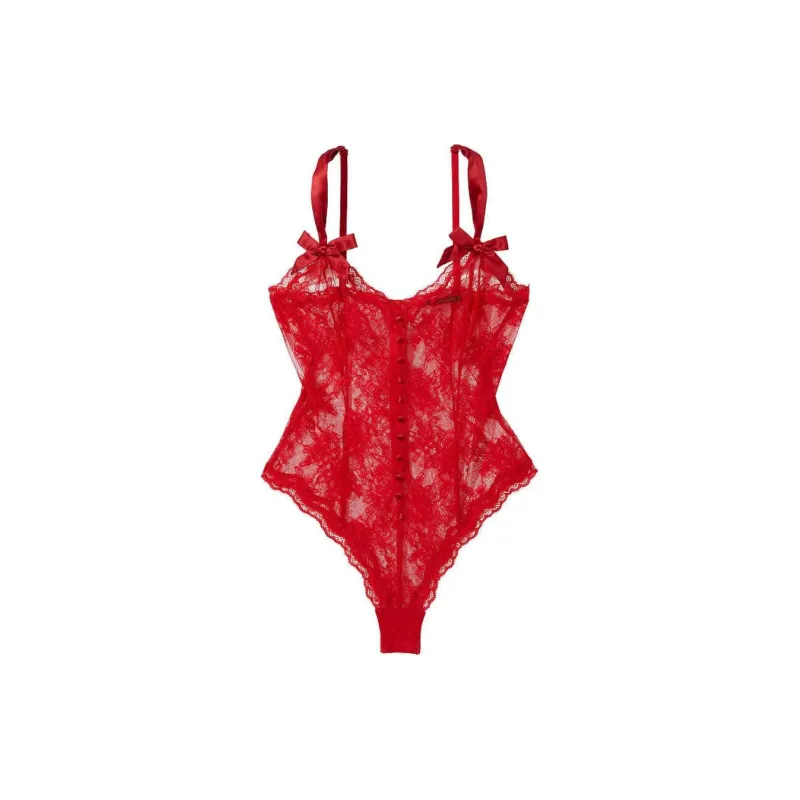 VICTORIA'S SECRET Bodysuits Women's Red-0