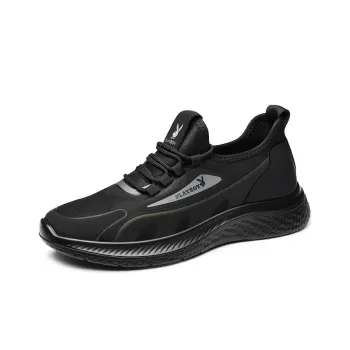 Playboy Playboy Cushioned Wear Resistant Breathable Low Top Casual Shoes Men's Black