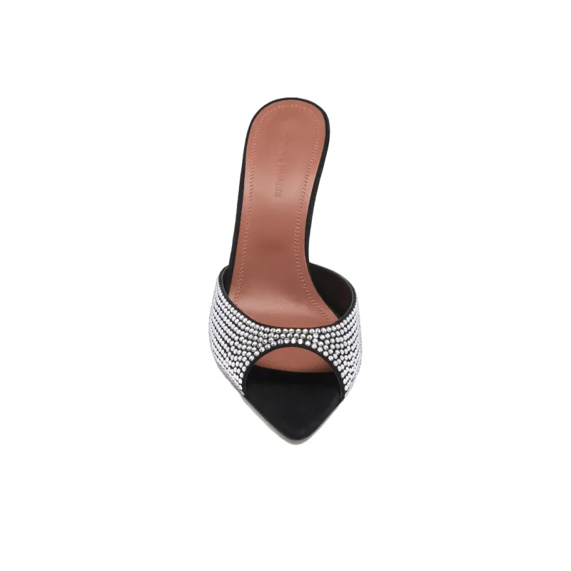AMINA MUADDI Slide Slippers Women's Silver-3