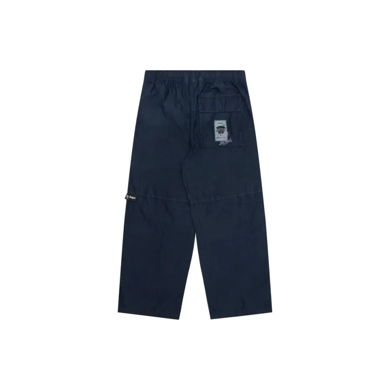 Aape Logo embroidered Elasticated waist Trousers-3