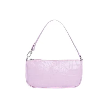 By Far Rachel Crocodile effect Shoulder Bag