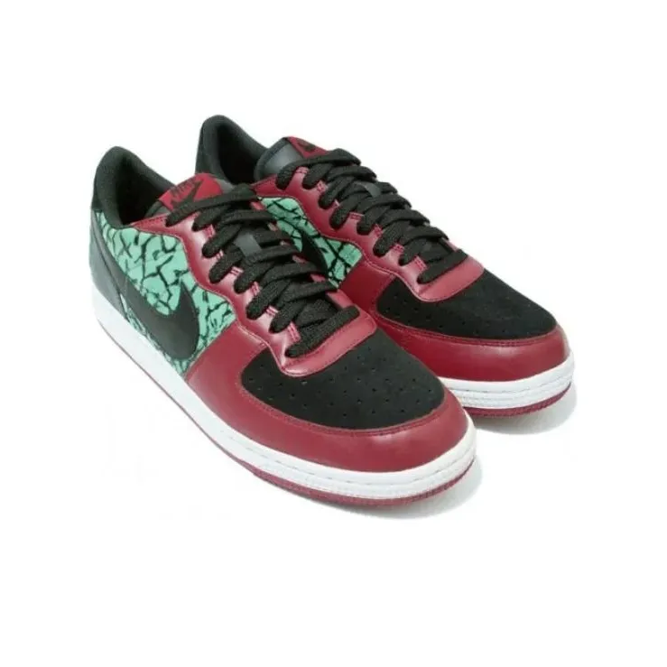 Nike Terminator Low Premium Pine Green/Black Light Bone Team Red-2