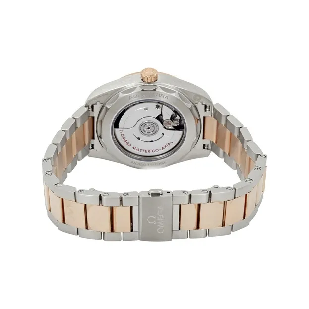 OMEGA AQUA TERRA 150 Meters Automatic Mechanical Movement Men's Watches Watch 38mm White Dial-2