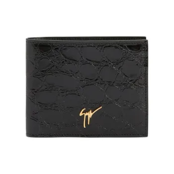 Giuseppe Zanotti Albert Bi fold Leather Wallet