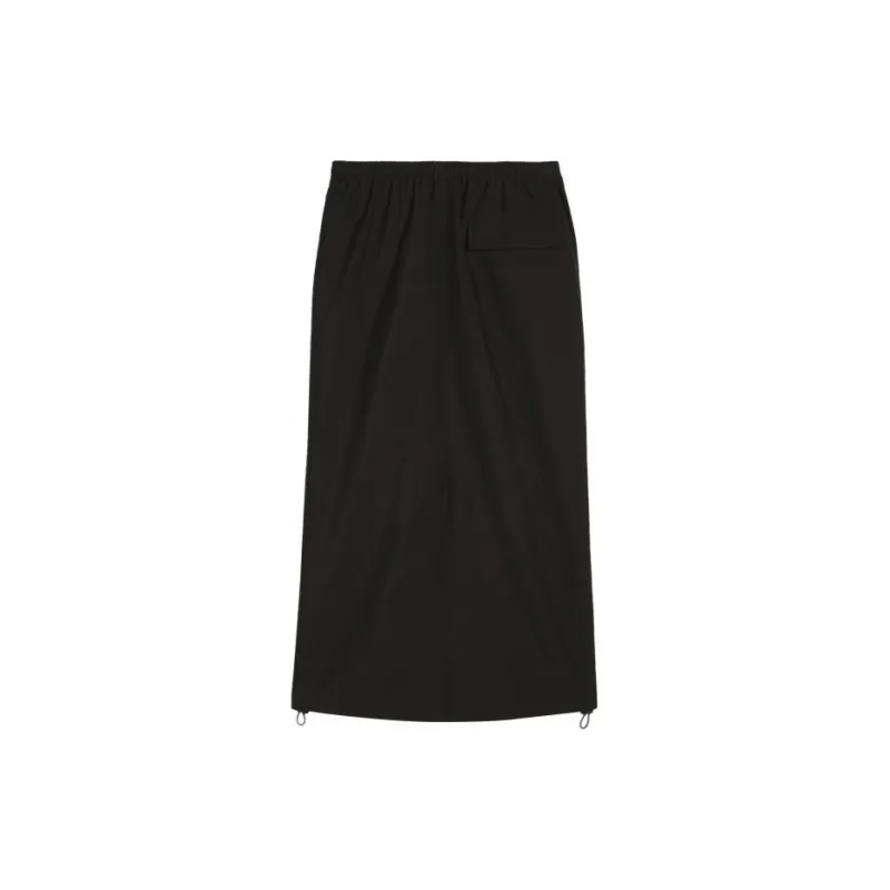 PUMA DARE TO MIDI WOVEN SKIRT Casual Long Skirts Women's Black-1
