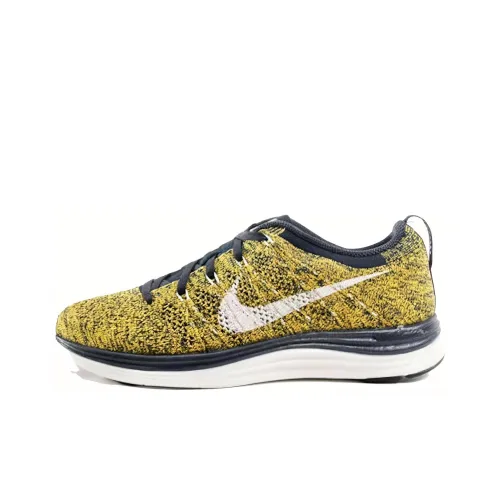 Nike Flyknit Lunar1+ Dark Obsidian Laser Orange Women's