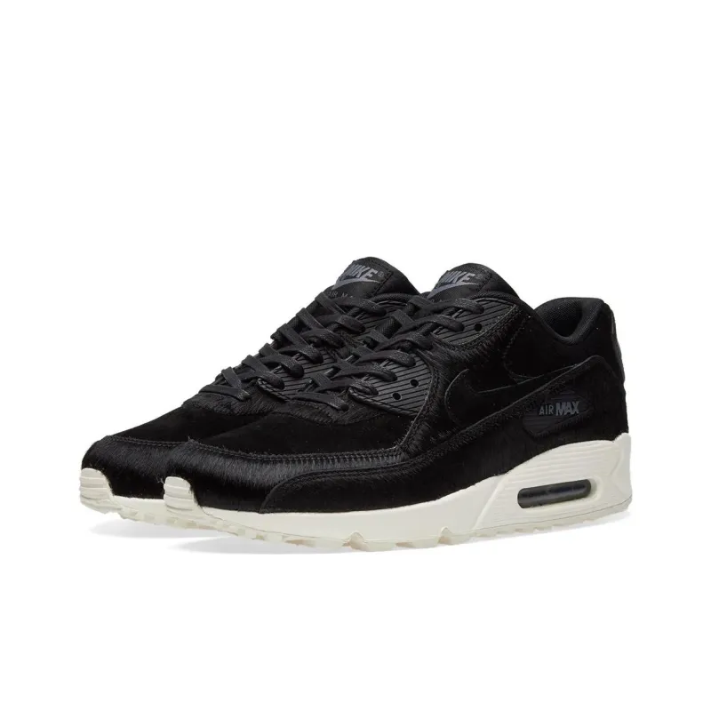 Nike Air Max 90 Lx Black Pony Hair Women's-1