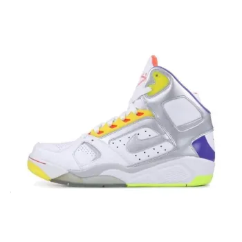 Nike Air Flight Lite High White/Metallic Silver Hyper Grape