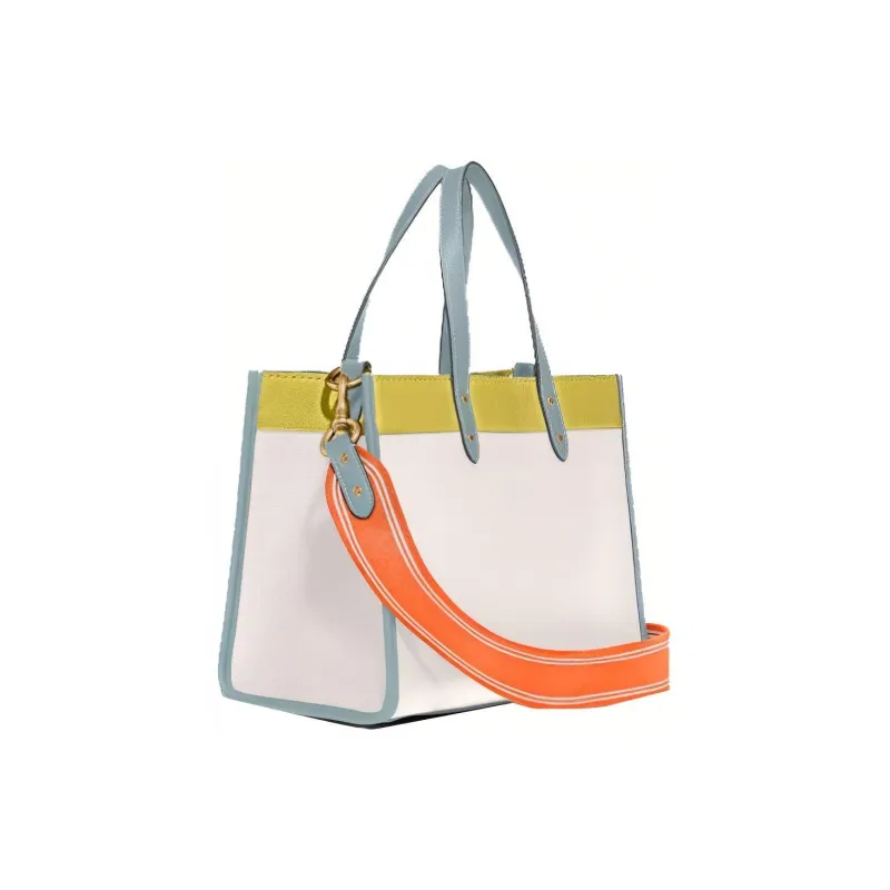 COACH Field Leather Tote Bag, Shopping Bag, Crossbody Bag, Handbag Tubas Women's-1