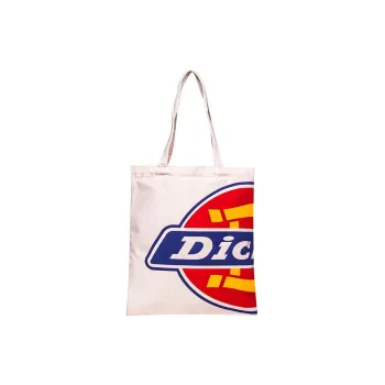 Dickies Canvas Bag, Tote Bag, Shopping Bag, Horsehoe Bag, Portable Crossbody Bag, Shoulder Bag Unisex White