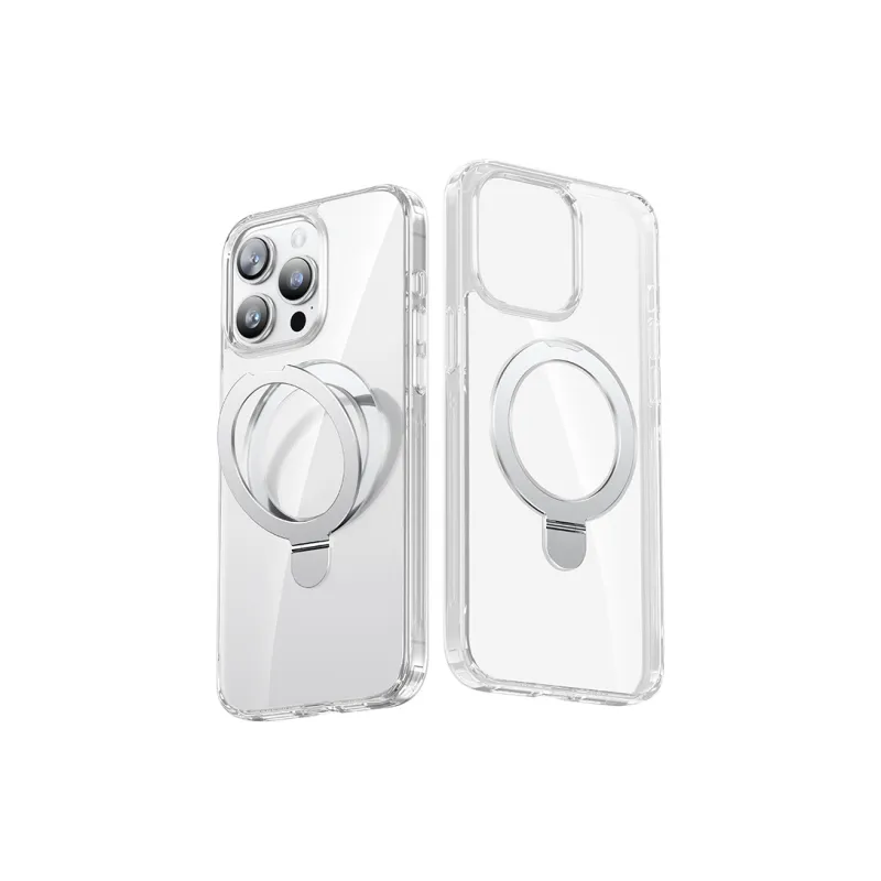 Andmo ABS + PC Material Magnetic Stand Case Compatible With Apple 15/14promax Phone Cases-1