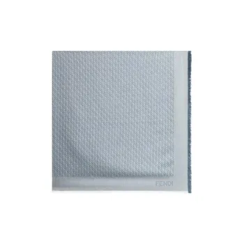 FENDI Ff Detailed Frayed Edge Scarf