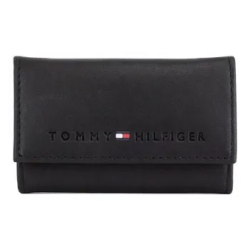 Tommy Hilfiger Leather Key Pouch Regular Men's Black